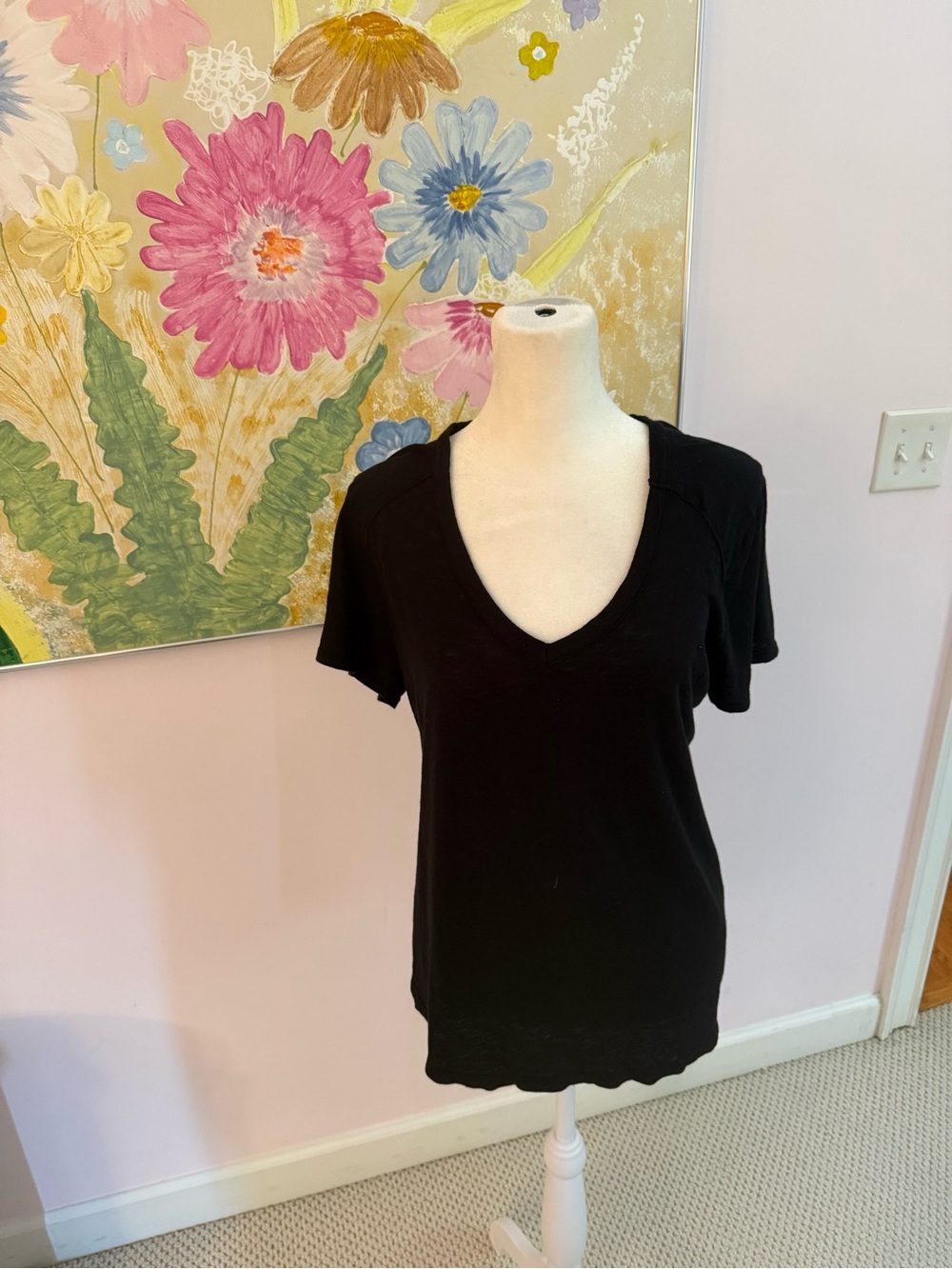 LA Made Deep V Boyfriend Tee